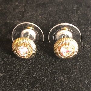 Diamond Look Post Earrings